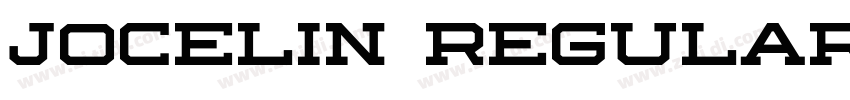 Jocelin Regular 商用须授字体转换